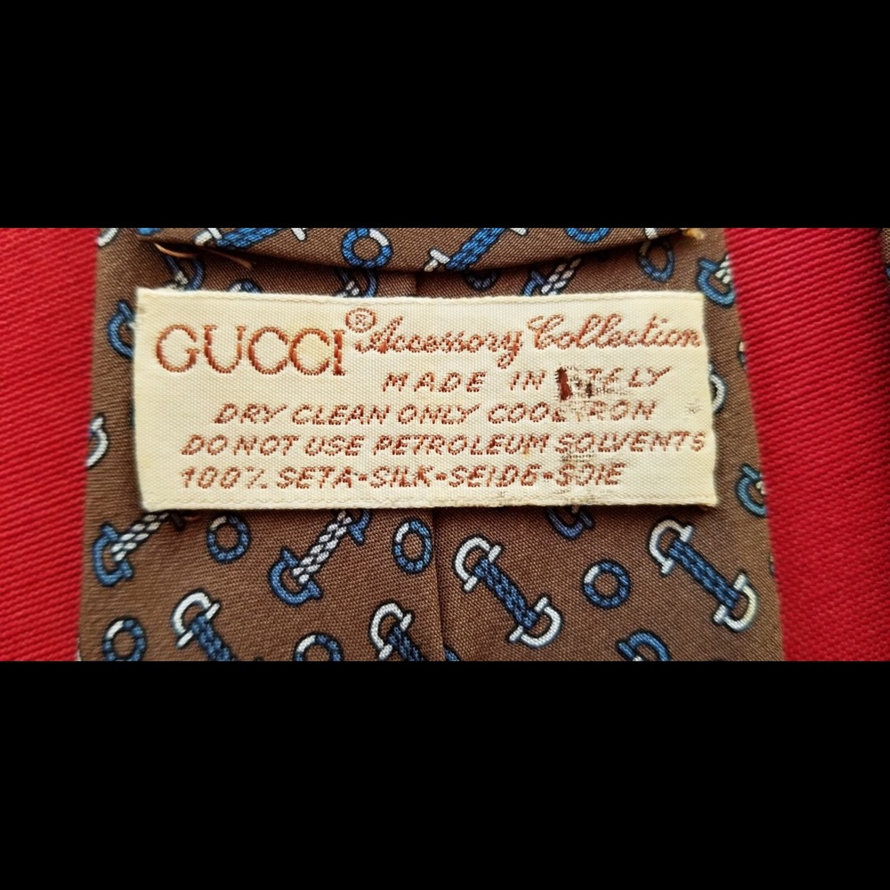 Vintage Gucci Men’s Tie - Picture 4 of 7